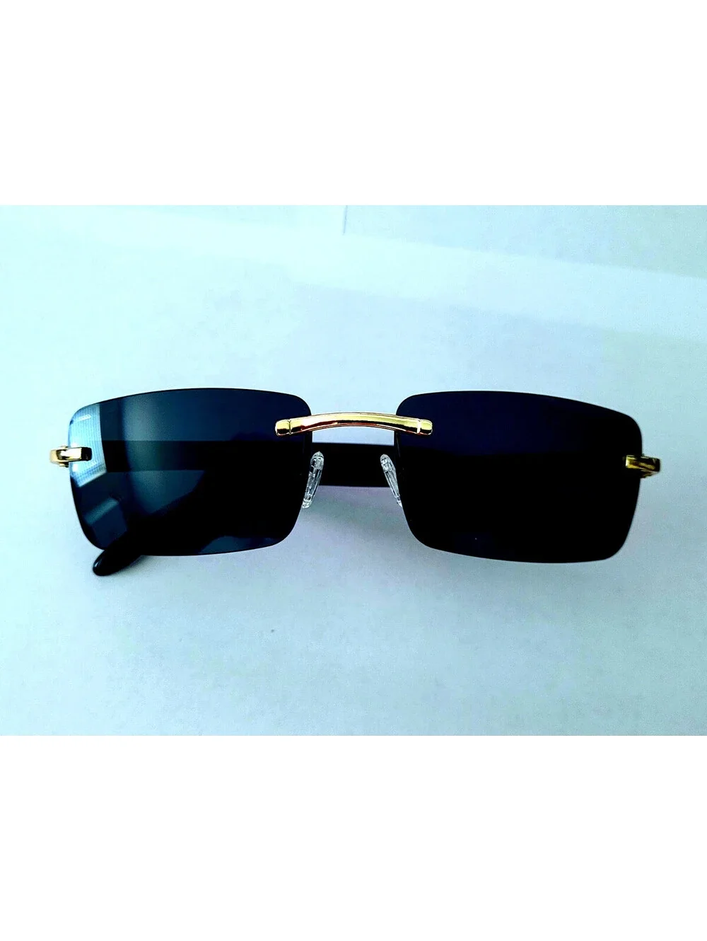 Piccadilly Gld Black Horn Decor Gradient Designer Sunglasses